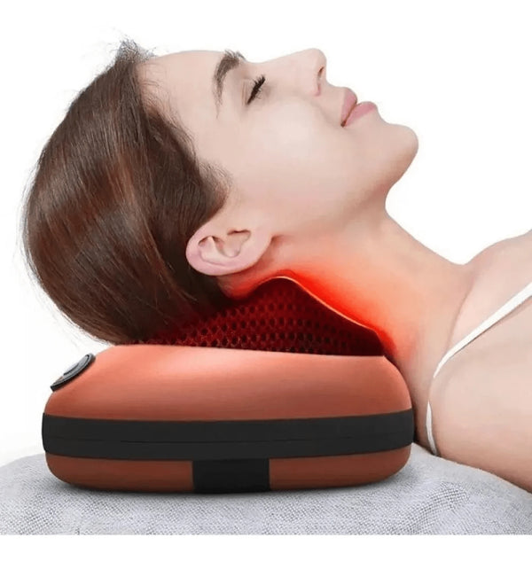 Almofada Shiatsu Massageadora Anatômica Para Pescoço, Costas, Pés e Lombar